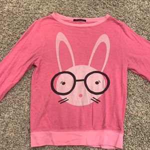 Wildfox bunny baggy beach jumper